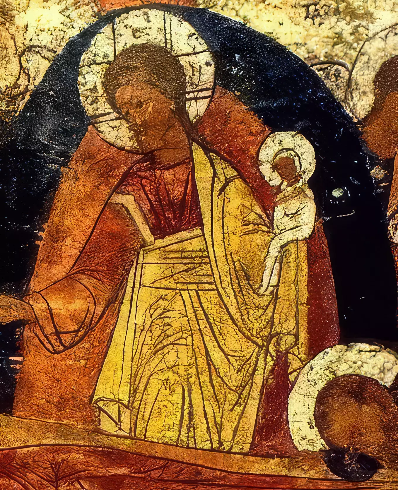 Divine Detail: Christ's Figure in Novgorod Dormition Icon