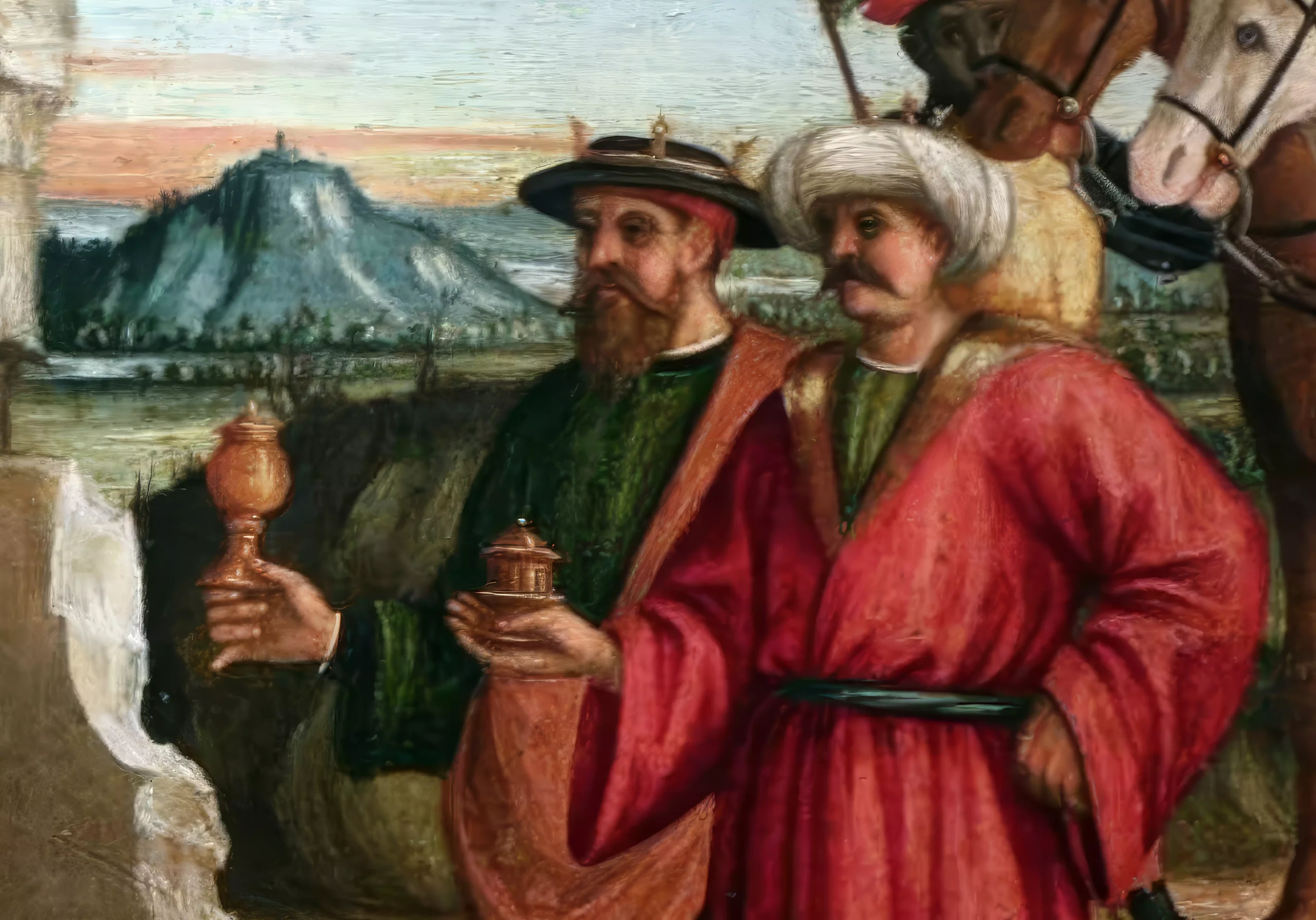 Agabiti's Magi Detail: Royal Visitors in Renaissance Style