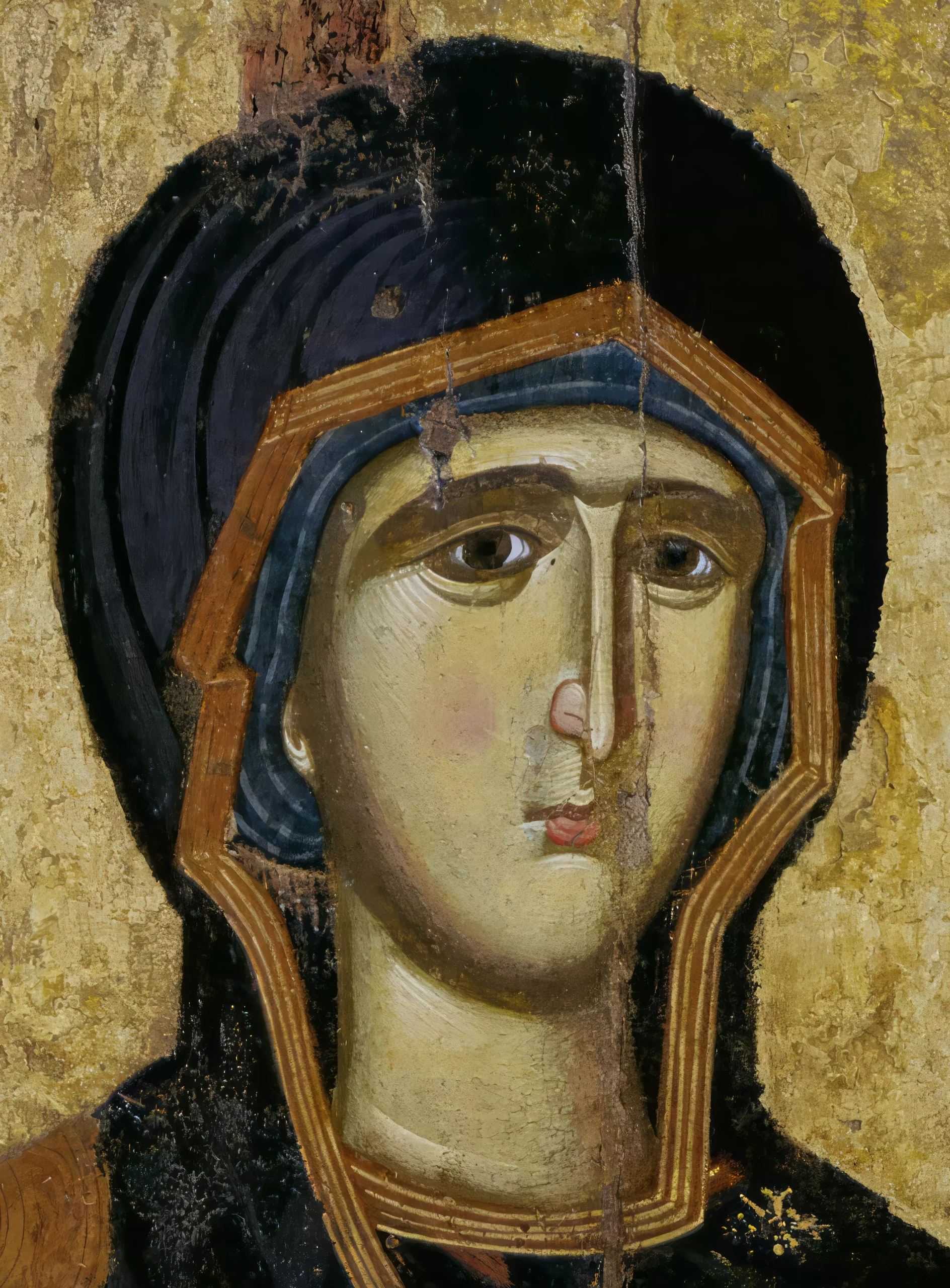 The face of the Virgin in this 14th-century masterwork