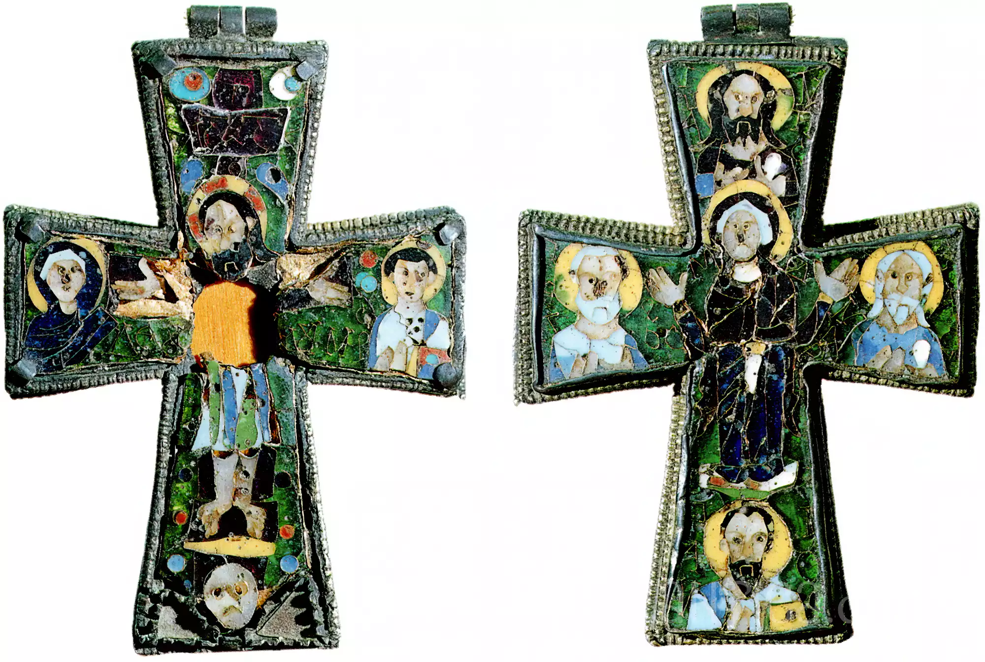 Beresford Hope Cross full view in Ultra High Resolution revealing intricate Byzantine enamel craftsmanship and iconography