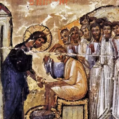 Sinai Footwashing Icon: Exquisite remnant of medieval spiritual aesthetics