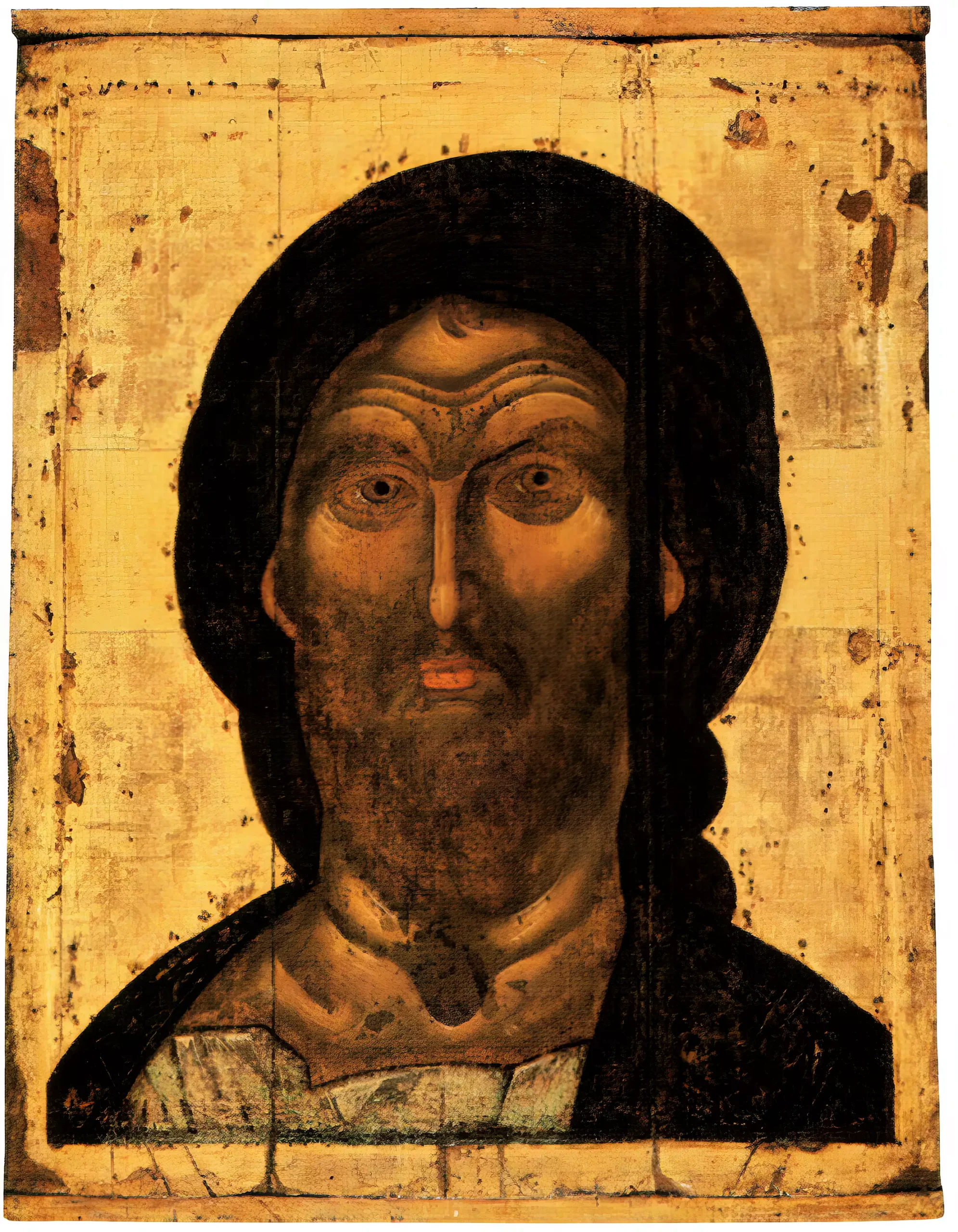 Kremlin Savior Icon UHD detailed view revealing masterful technique and profound spirituality of medieval Russian sacred art