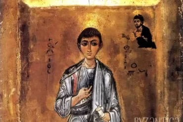 Sinai Saint Philip icon from Mount Sinai displaying masterful Byzantine technique